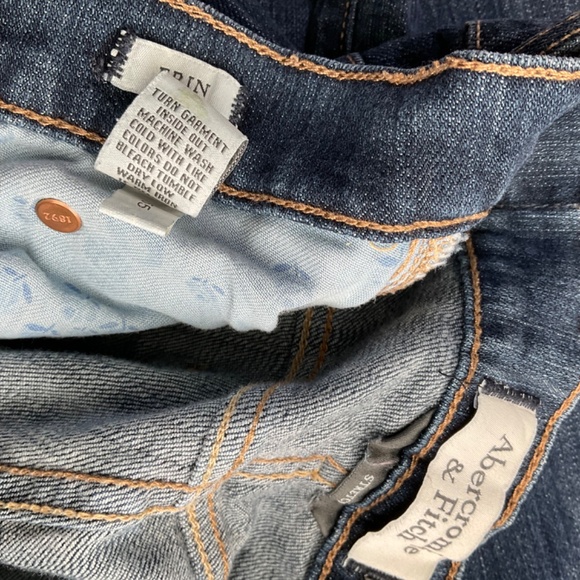 Abercrombie & Fitch Jeans Low Rise Straight Leg Long Erin (4 L) - Picture 6 of 8
